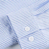 Fake Two Hem Stripe Shirt