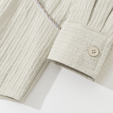 Emboss Blocking Shirt