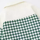 Patchwork Checker Jacket