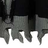 Fringe Star Design Sweater