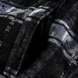 Fuzzy Checker Duck Down Jacket