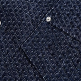 Emboss Checker Denim Shirt