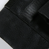 Crack Texture Faux Leather Jacket