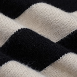 Half Stripe Pullover Knit