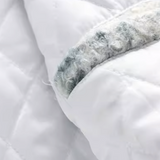 Toy Bear Applique Check Down Jacket