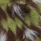 Fur Argyle Pattern Sweater