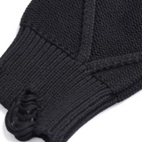 Gradiention Argyle Broken Sweater