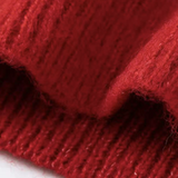 Abstract Contrast Color Sweater