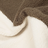 Balance Block Faux Fur Down Jacket