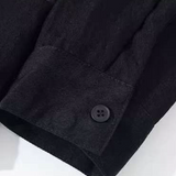 Asymmetrical Patch Pocket Loose Shirt