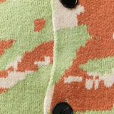 Artistic Graffiti Jacquard Cardigan