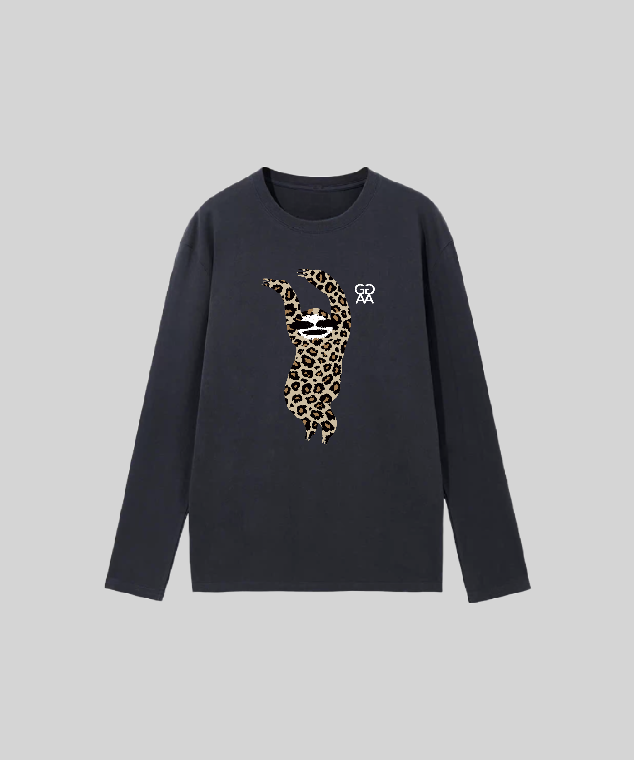 Leopard Sloth Long T