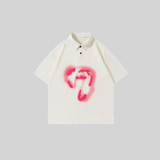 Polo Collar Effect T-Shirt