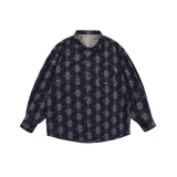 Exotic Navy Patterned Shirt
