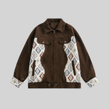 Exotic Pattern Patchwork Jacket