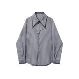 Texture Layer Stripe Shirt