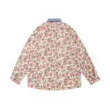 Floral Corduroy Shirt Jacket