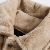 Wool Fur Inner Down Coat