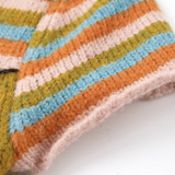 Colorful Block Stitching Knit One Piece