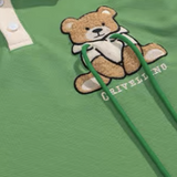 Tiny Bear Drawstring Polo Shirt