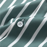 Green Stripe Trimmed Shirt