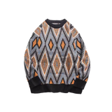 Toxic Argyle Pattern Sweater