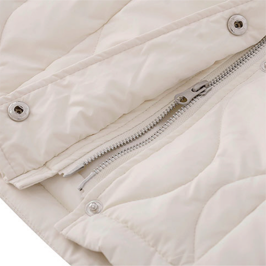 Belted Long Puffer Down Coat