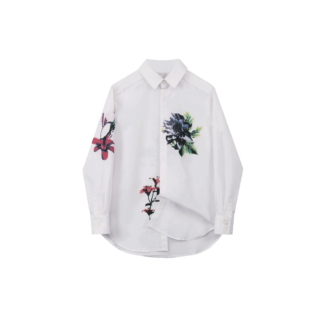 Рубашка с ботаническим дизайном