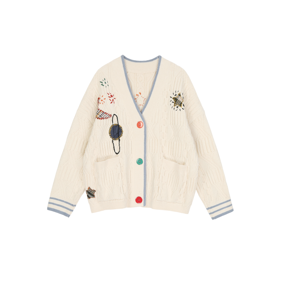 Hand Embroidery Cardigan