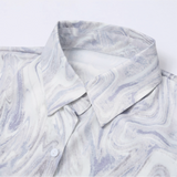 Marble Print Loose Shirt