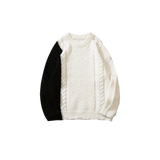 Bi-Color Rib Patch Sweater