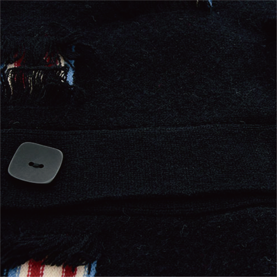 Tassel Stitch Knit Cardigan