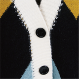 Contrasting Color Blocks Knit Vest