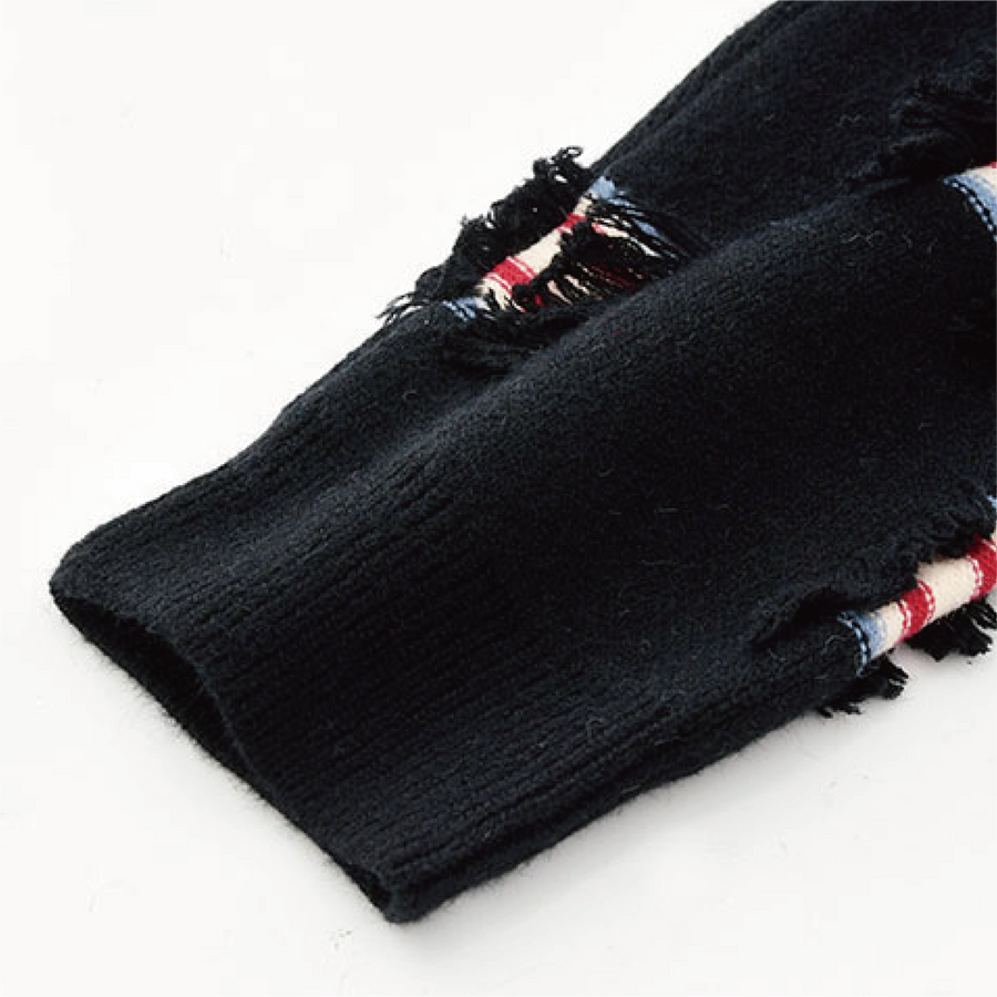 Tassel Stitch Knit Cardigan