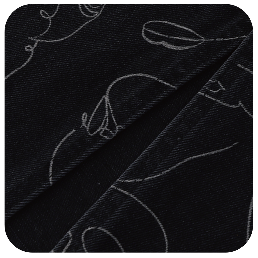 Джинсовая юбка на арт-подкладке