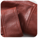 Vintage Red Eco Leather Jacket