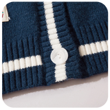 Preppy Style Knit Cardigan
