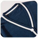 Preppy Style Knit Cardigan