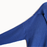 Unbalance Slit Design Knit