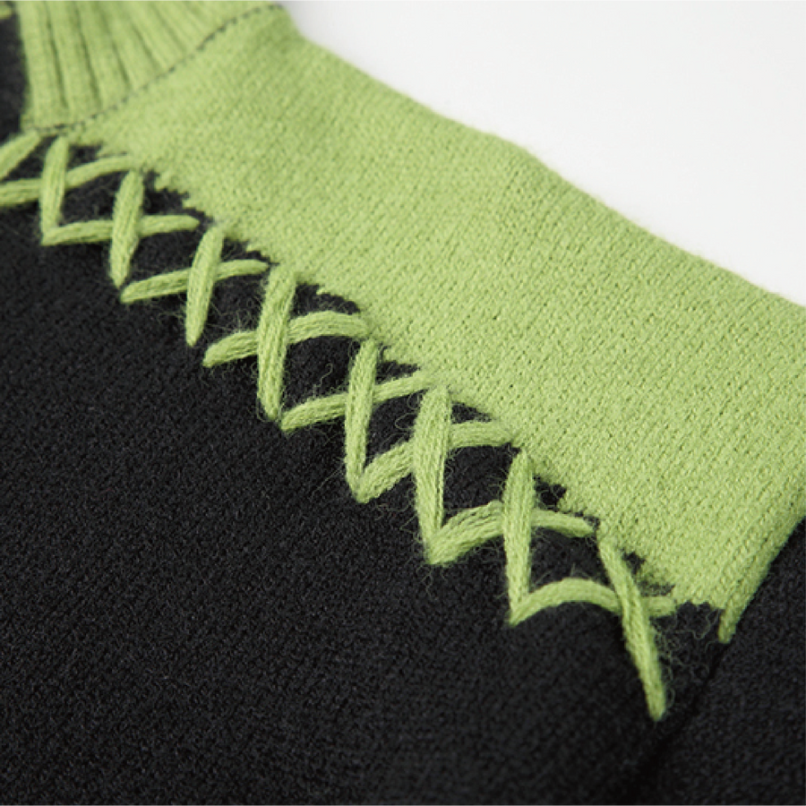 Design Green Patch Knit