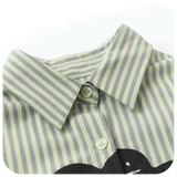 Cheerful Pattern Stripe Shirt