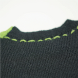 Patchwork Green Knit