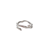 Mini Pearl Wave Ring(Silver)
