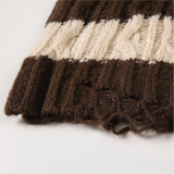 Loose Stripe Rib Knit