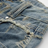 Detail Broken Design Wide Pants