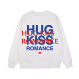 PRE ORDER / HUG KISS ROMANCE 'Logo Slogan Mix' Sweater WH